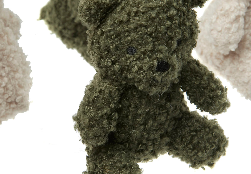 Mobile Teddy Bear - Leaf Green/Naturel - Little Baby Pocket