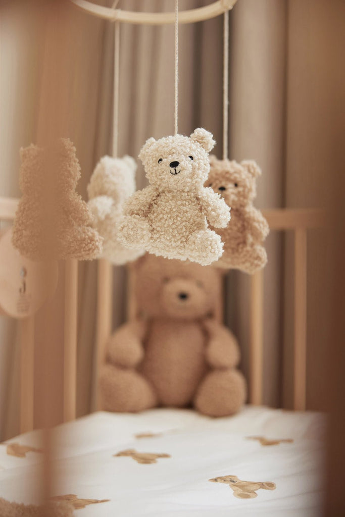 Mobile Teddy Bear - Naturel/Biscuit - Little Baby Pocket