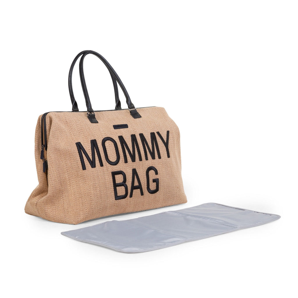 Mommy Bag Wickeltasche "Raffia Look" - Little Baby Pocket