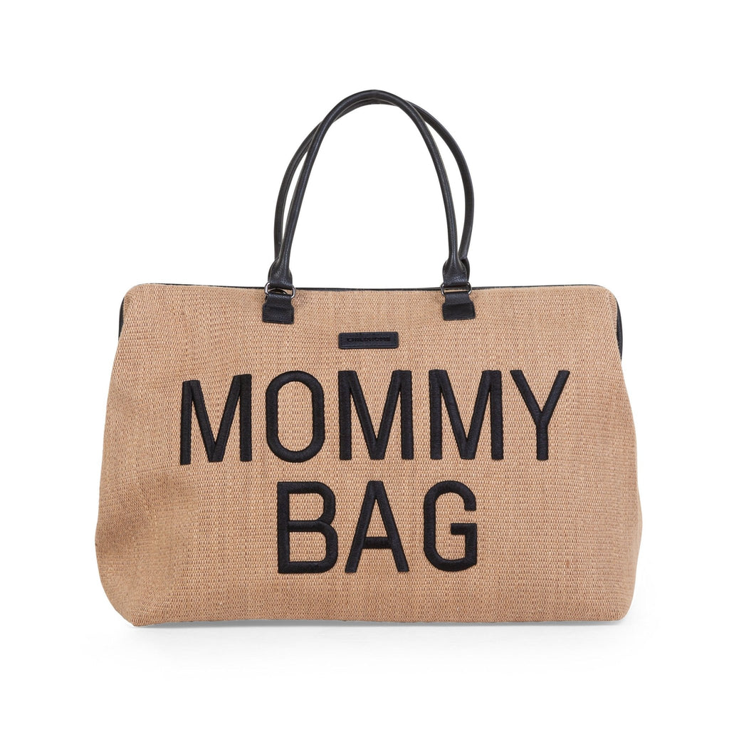 Mommy Bag Wickeltasche "Raffia Look" - Little Baby Pocket