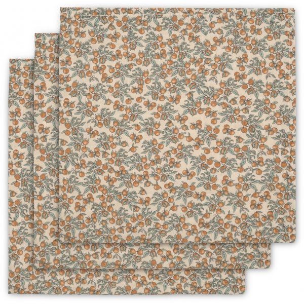 Mulltücher "Orangerie" 3er Pack - Little Baby Pocket
