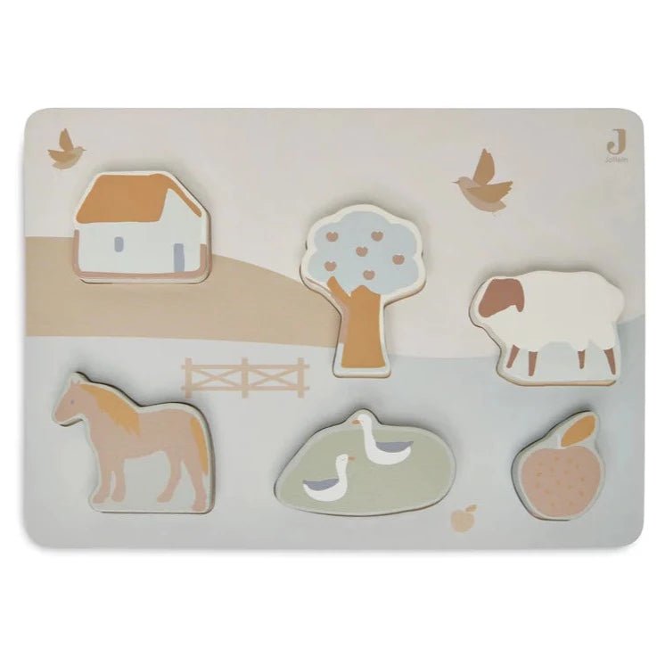 Puzzle aus Holz "Farm" - Little Baby Pocket