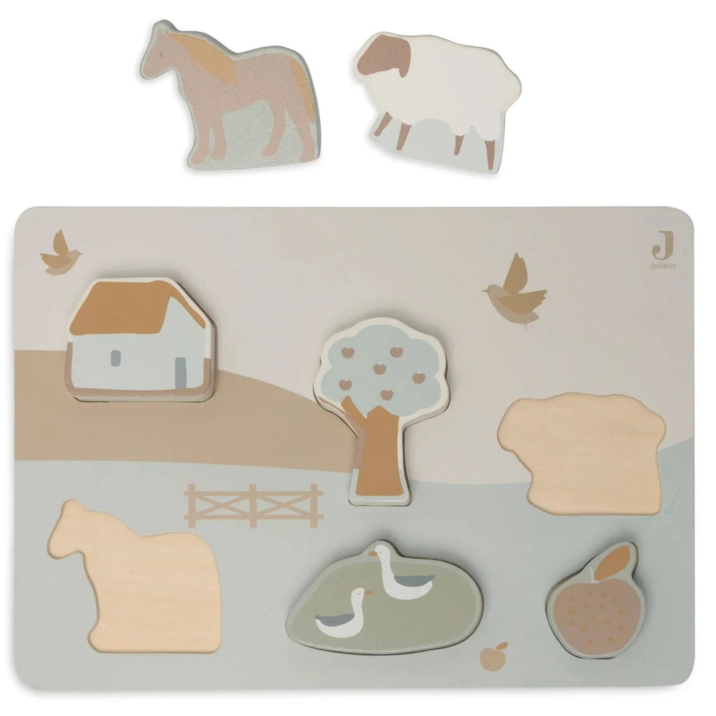 Puzzle aus Holz "Farm" - Little Baby Pocket