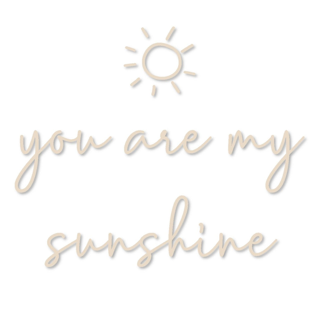 Schriftzug aus Holz "You are my sunshine" - Little Baby Pocket