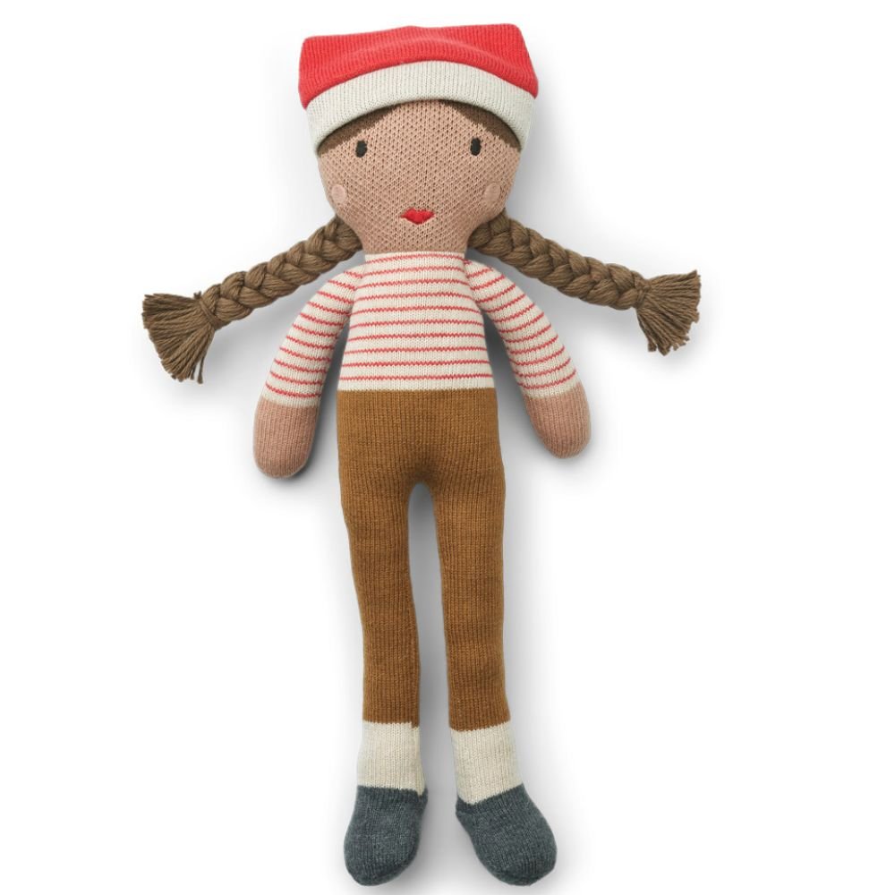 Stoffpuppe "Johanna Christmas doll" - Little Baby Pocket