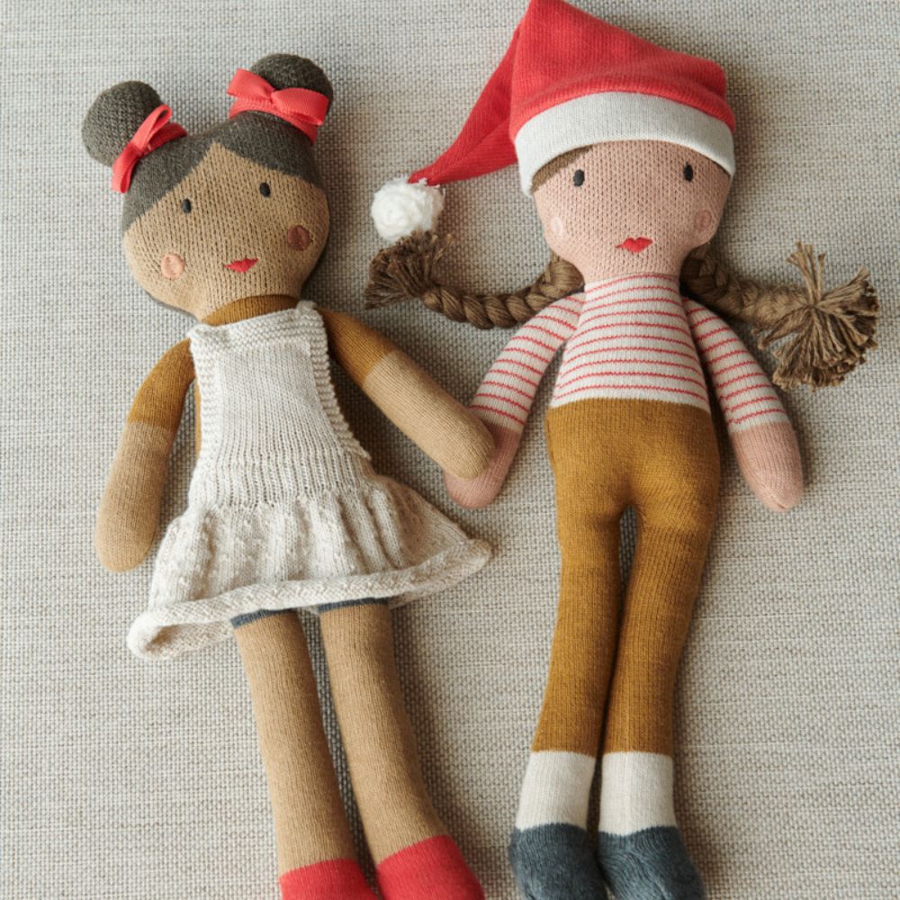 Stoffpuppe "Johanna Christmas doll" - Little Baby Pocket