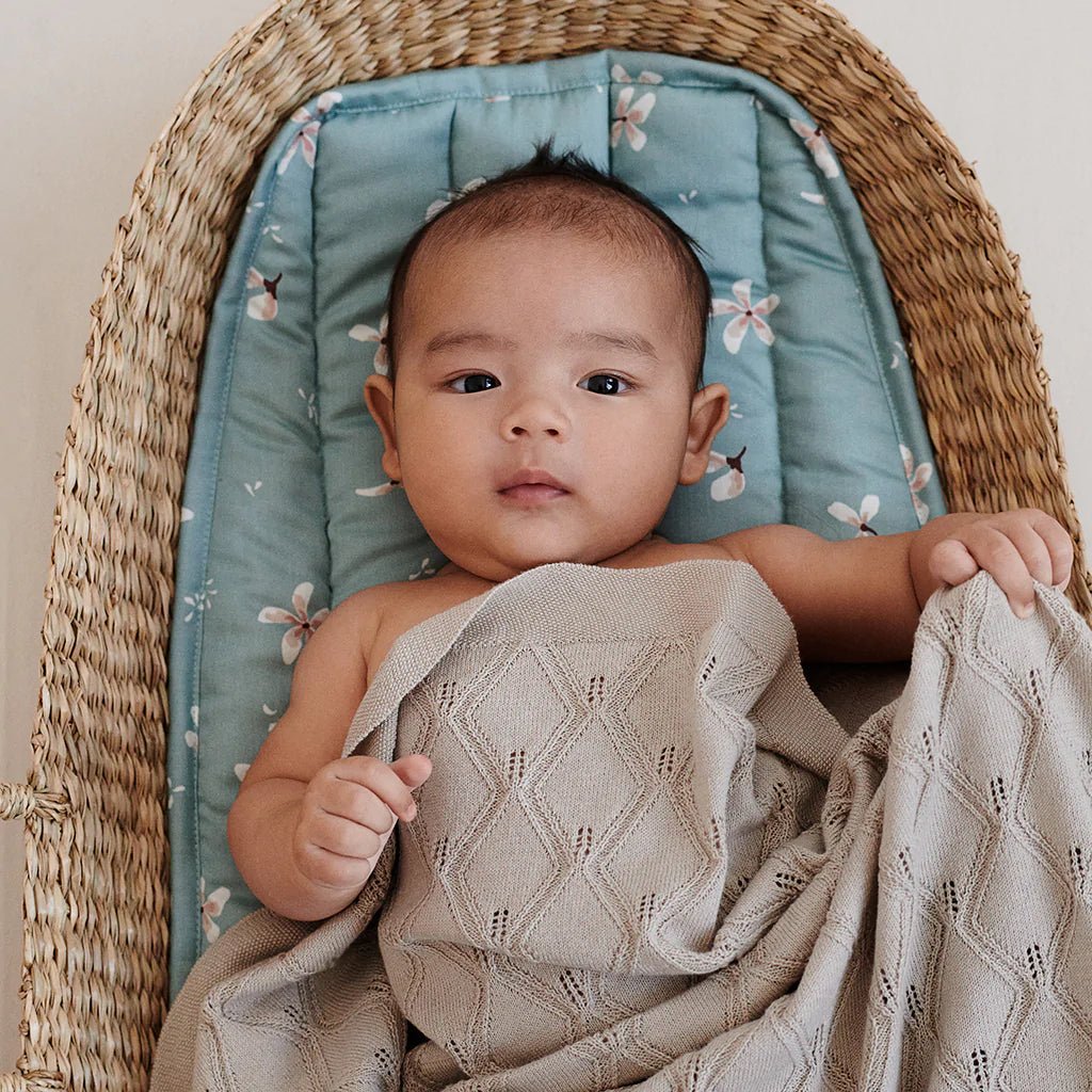 Strickdecke aus Baumwolle – Cam Cam Copenhagen – Little Baby Pocket