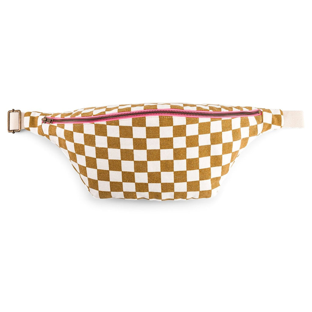 Waist Bag "Check Caramel" - Little Baby Pocket