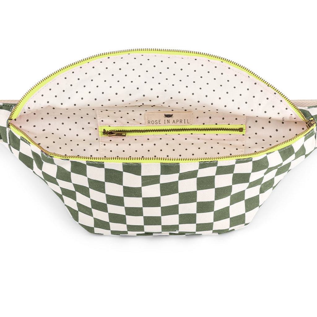 Waist Bag "Check Kaki" - Little Baby Pocket