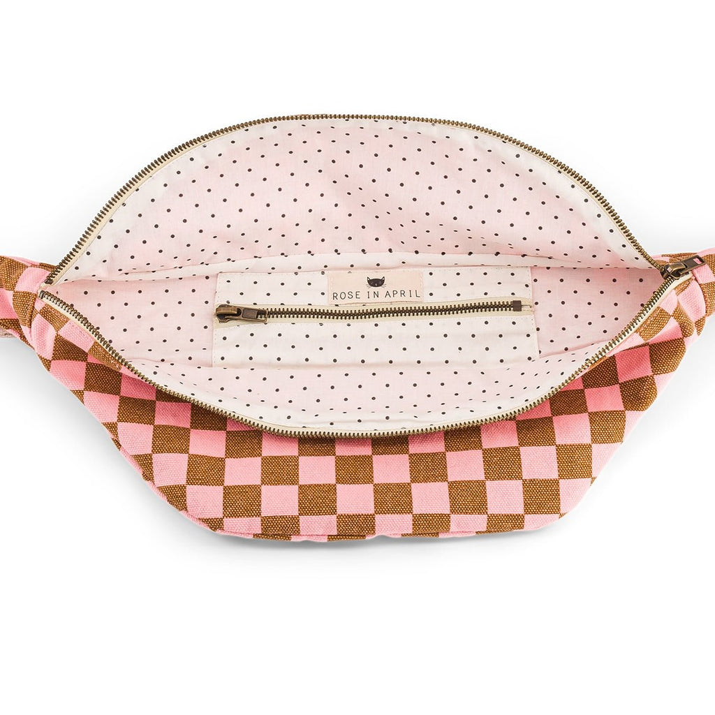 Waist Bag "Check Strawberry" - Little Baby Pocket