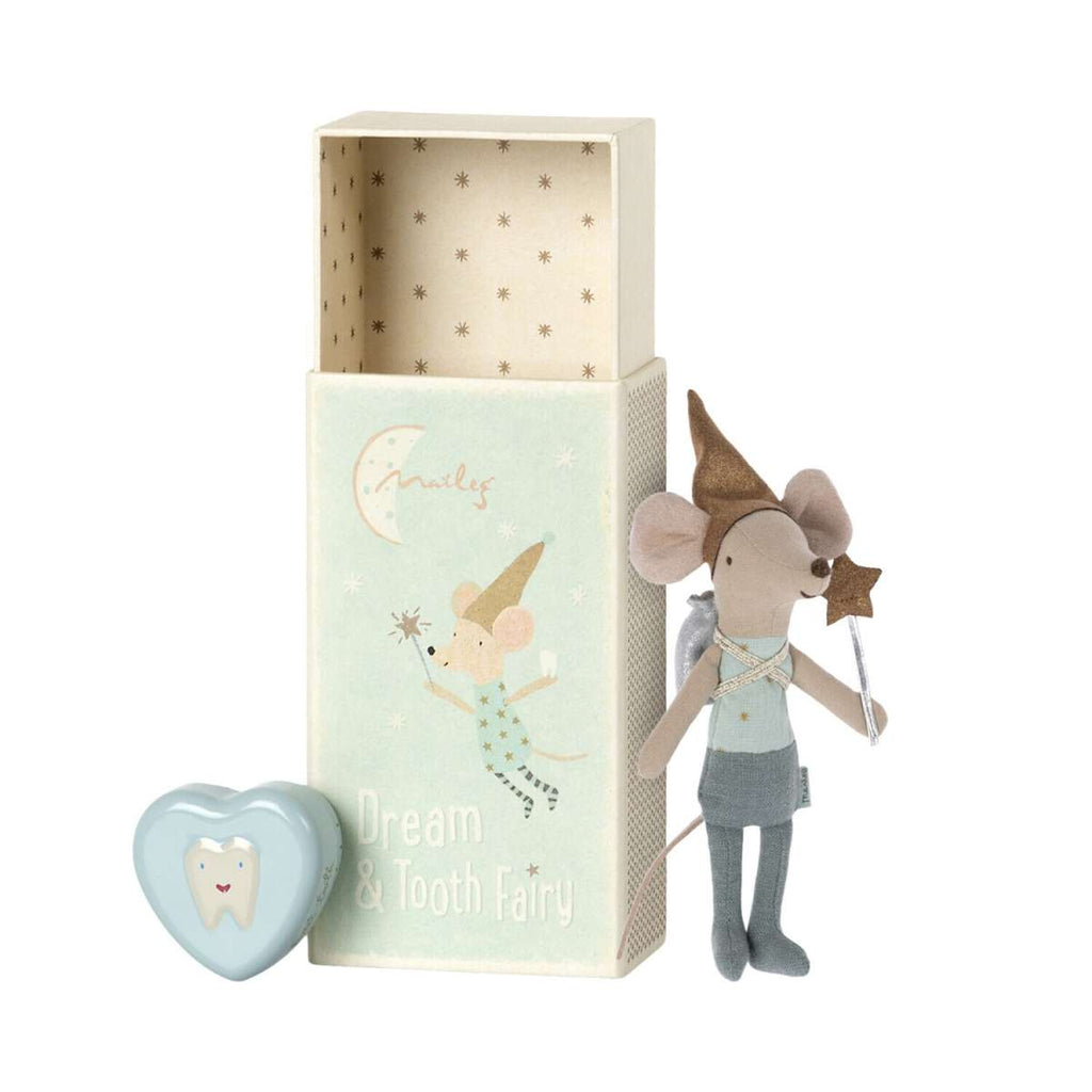 Zahnfee Maus „Tooth Fairy Mouse in Matchbox“ – Big Brother - Little Baby Pocket