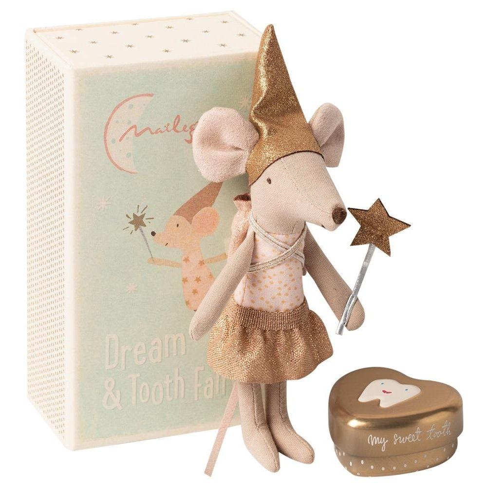 Zahnfee Maus „Tooth Fairy Mouse in Matchbox“ – Big Sister - Little Baby Pocket